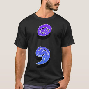 ; Suicide Pain Semicolon Suicide Prevention Awaren T-Shirt