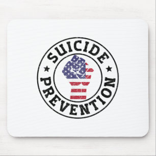 Suicide Patriotic 4th July Independence Day Ptsd P Mouse Mat