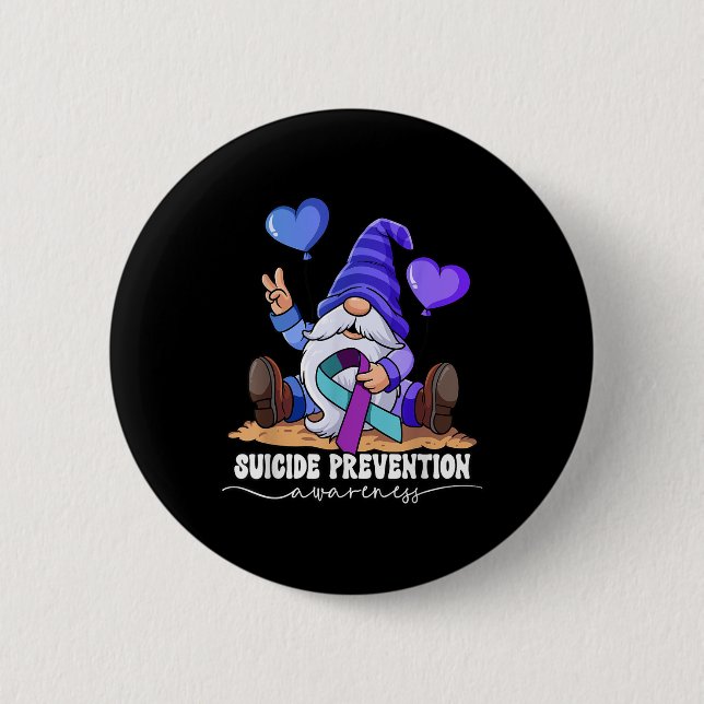 Suicide Prevention  6 Cm Round Badge (Front)