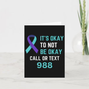 Suicide Prevention 988 Hotline Shirt 988 Suicide C Card