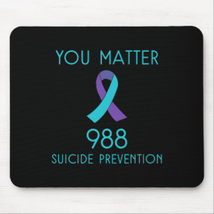 Suicide Prevention 988 Hotline Shirt Premium Mouse Mat