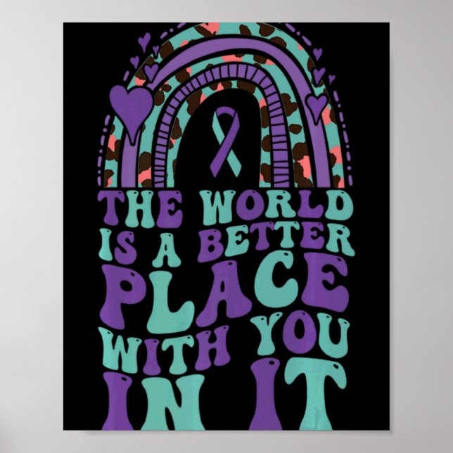 Suicide Prevention 988 You Suicide Awarenes  Poster (Front)