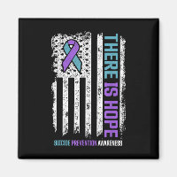 Suicide Prevention American Flag Hope Suicide Awar