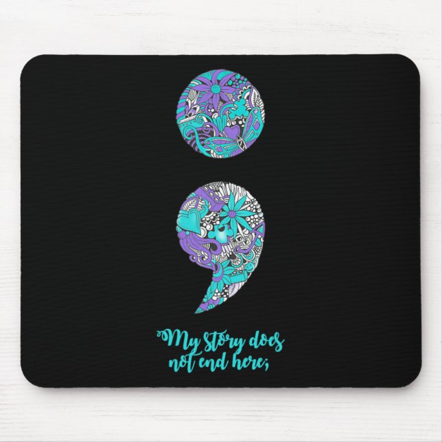 Suicide Prevention And Depression Awareness 2  Mouse Mat (Front)