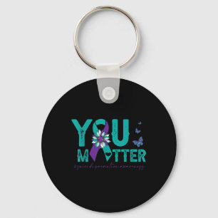 Suicide Prevention Awareness 2022-sunflower You . Key Ring