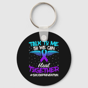 Suicide Prevention Awareness 988 Mental Health Sup Key Ring