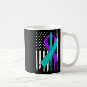 Suicide Prevention Awareness American Flag  Coffee Mug