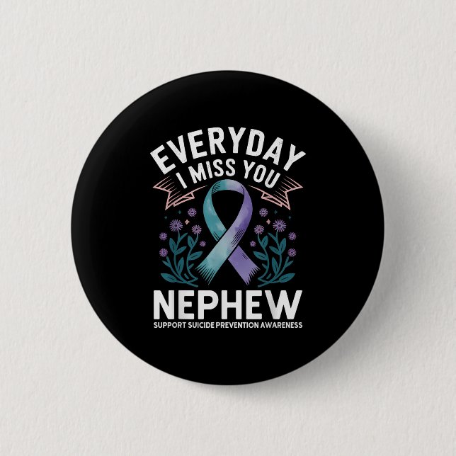 Suicide Prevention Awareness Aunts  6 Cm Round Badge (Front)