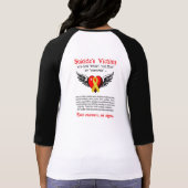 Suicide Prevention/Awareness Baseball T T-Shirt (Back)