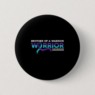 Suicide Prevention Awareness Brother Of A Warrior  6 Cm Round Badge