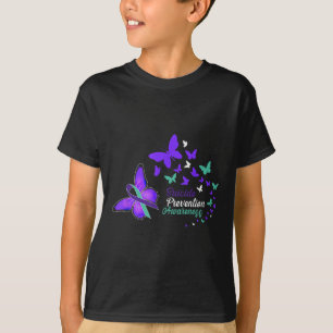 Suicide Prevention Awareness Butterflies Gift T-Shirt