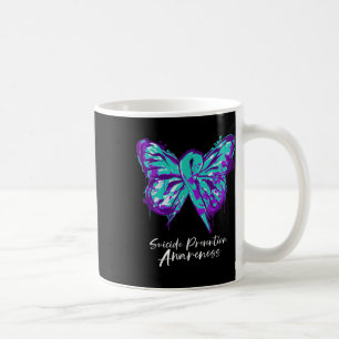 Suicide Prevention Awareness Butterfly Ribbon Coffee Mug