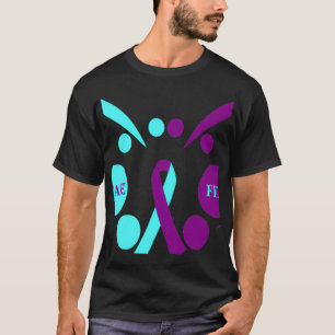 Suicide Prevention Awareness Butterfly Support Lif T-Shirt
