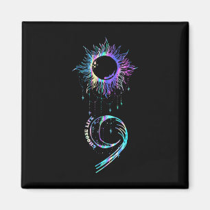 Suicide Prevention Awareness Choose Life Semicolon Magnet
