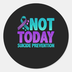 Suicide Prevention Awareness Classic Round Sticker
