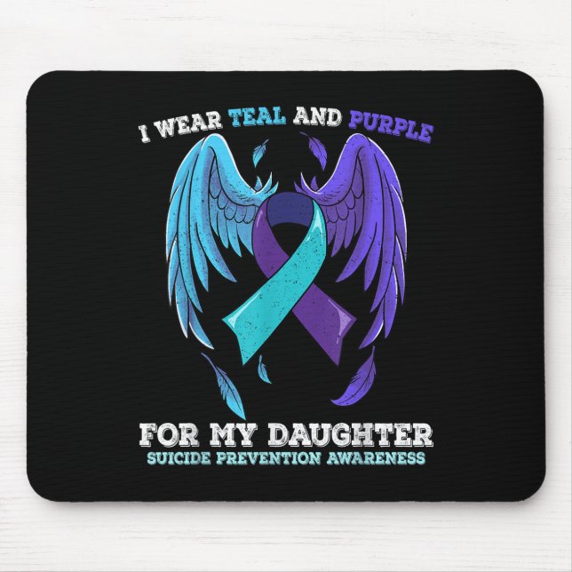 Suicide Prevention Awareness Daughter  Mouse Mat (Front)