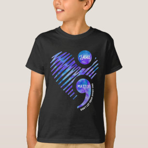 Suicide Prevention Awareness Dont Let Your Story E T-Shirt