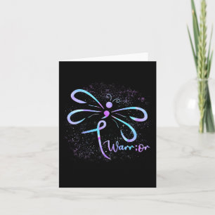 Suicide Prevention Awareness Dragonfly Semicolon Card