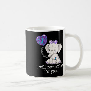 Suicide Prevention Awareness Elephant Coffee Mug
