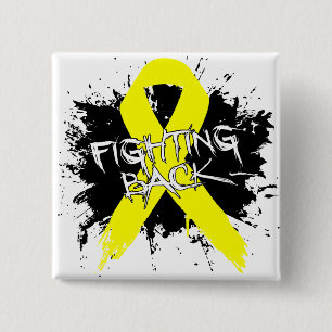 Suicide Prevention Awareness - Fighting Back 15 Cm Square Badge