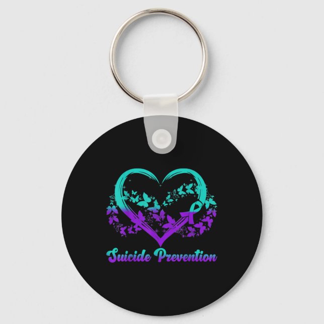 Suicide Prevention Awareness Gifts  Key Ring (Front)