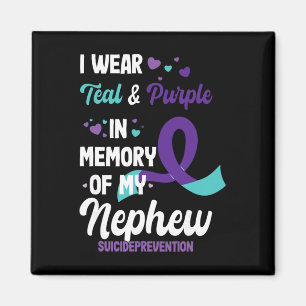 Suicide Prevention Awareness In Memory Of Nephew Magnet