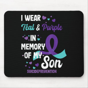 Suicide Prevention Awareness In Memory Of Son Mouse Mat