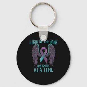 Suicide Prevention Awareness Light Up The Dark Key Ring