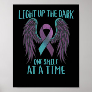 Suicide Prevention Awareness Light Up The Dark  Poster