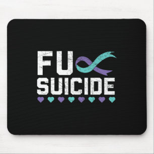 Suicide Prevention Awareness Mental Health Depress Mouse Mat