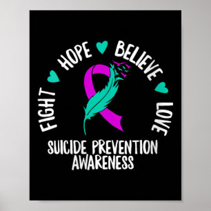 Suicide Prevention Awareness Mental Health Suicide Poster
