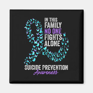 Suicide Prevention Awareness Month Butterflies Tea Magnet