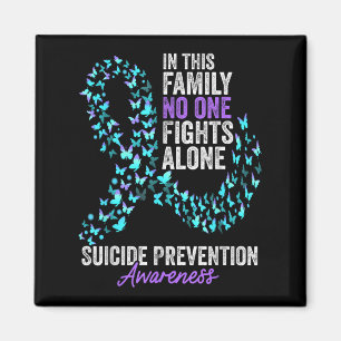 Suicide Prevention Awareness Month Butterflies Tea Magnet
