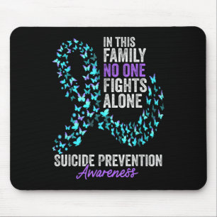 Suicide Prevention Awareness Month Butterflies Tea Mouse Mat