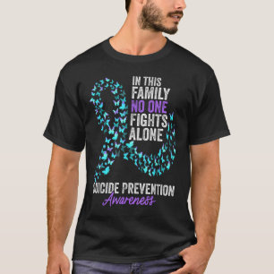 Suicide Prevention Awareness Month Butterflies Tea T-Shirt