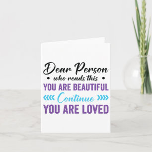 Suicide Prevention Awareness Month Mental Health S Card
