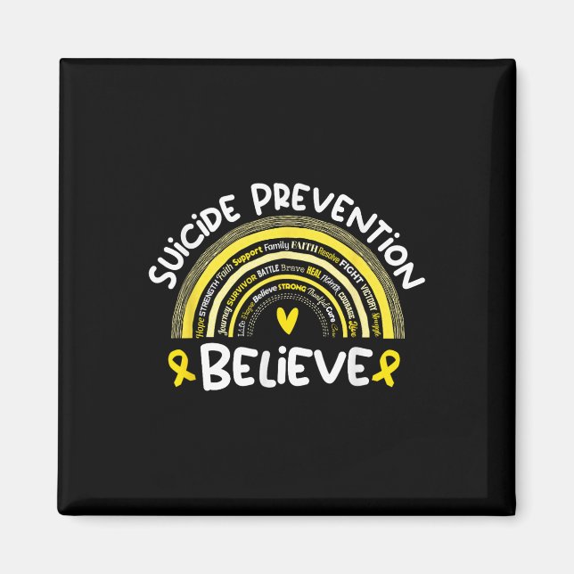 Suicide Prevention Awareness Month Suicide Prevent Magnet (Front)
