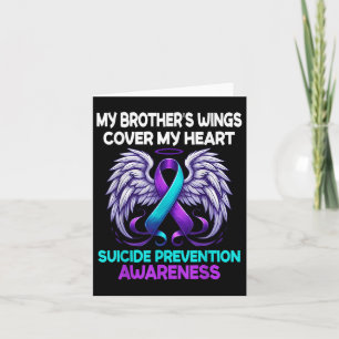 Suicide Prevention Awareness My Brothers Cover My Card