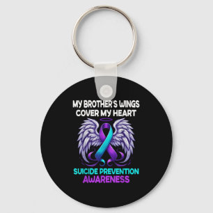 Suicide Prevention Awareness My Brothers Cover My Key Ring