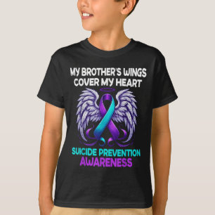 Suicide Prevention Awareness My Brothers Cover My T-Shirt