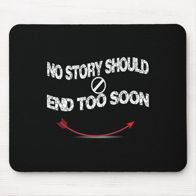 Suicide Prevention Awareness ,no Story Should End  Mouse Mat (Front)