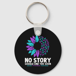 Suicide Prevention Awareness No Story Should End T Key Ring
