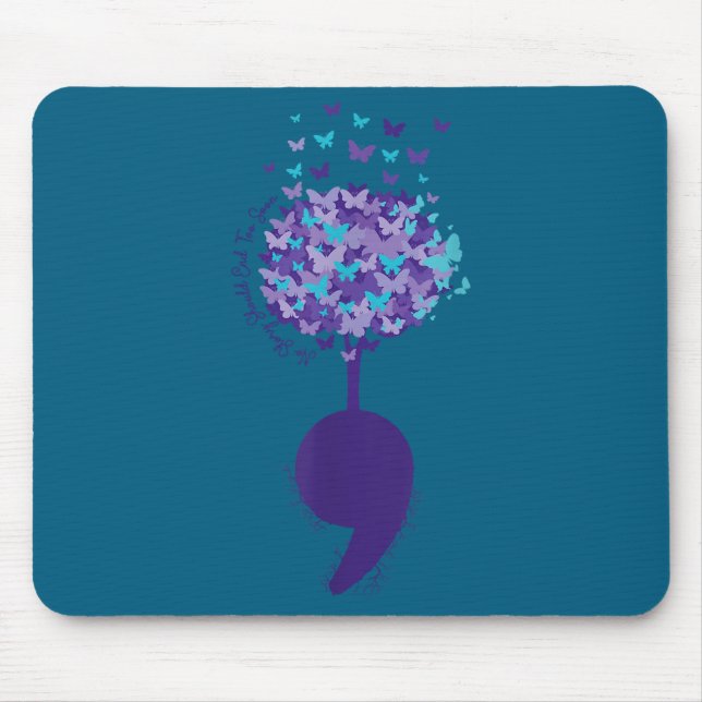 Suicide Prevention Awareness No Story Should End T Mouse Mat (Front)