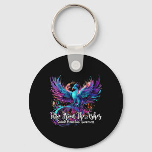 Suicide Prevention Awareness Phoenix Rise From The Key Ring