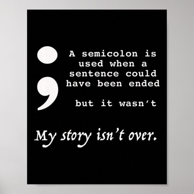 Suicide Prevention Awareness  Poster (Front)