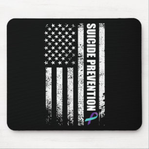 Suicide Prevention Awareness Prevent Suicide Us Fl Mouse Mat