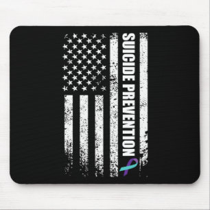 Suicide Prevention Awareness Prevent Suicide Us Fl Mouse Mat