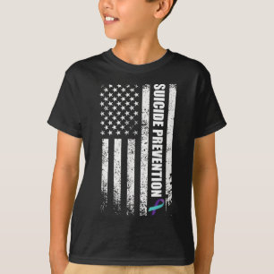 Suicide Prevention Awareness Prevent Suicide Us Fl T-Shirt