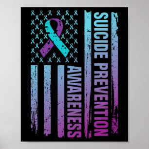 Suicide Prevention Awareness Prevention Suicide Us Poster