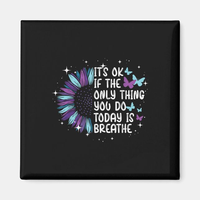 Suicide Prevention Awareness Purple And Teal  Magnet (Front)